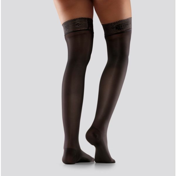 Mabs Nylon Stay Up tukisukka black M 1 pari