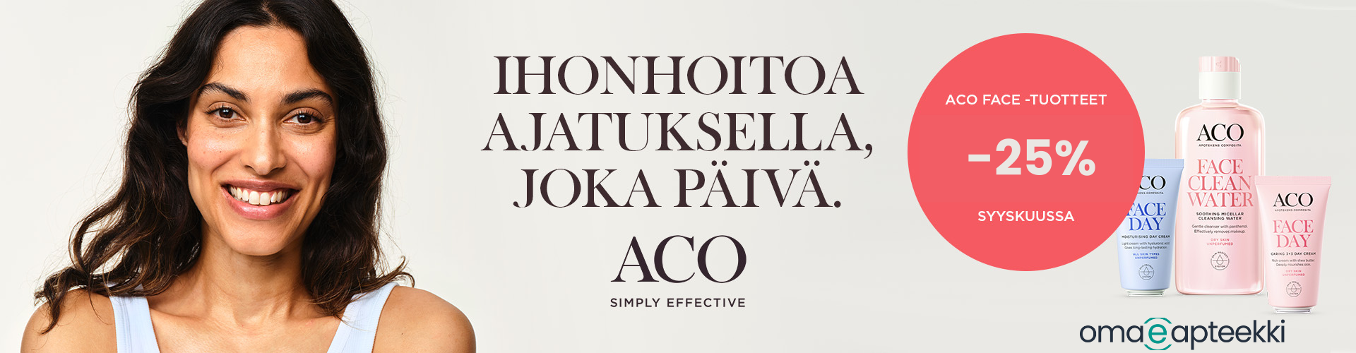 Ihonhoitoa ajatuksella joka päivä. Uudistunut Aco Daily care nyt -25%
