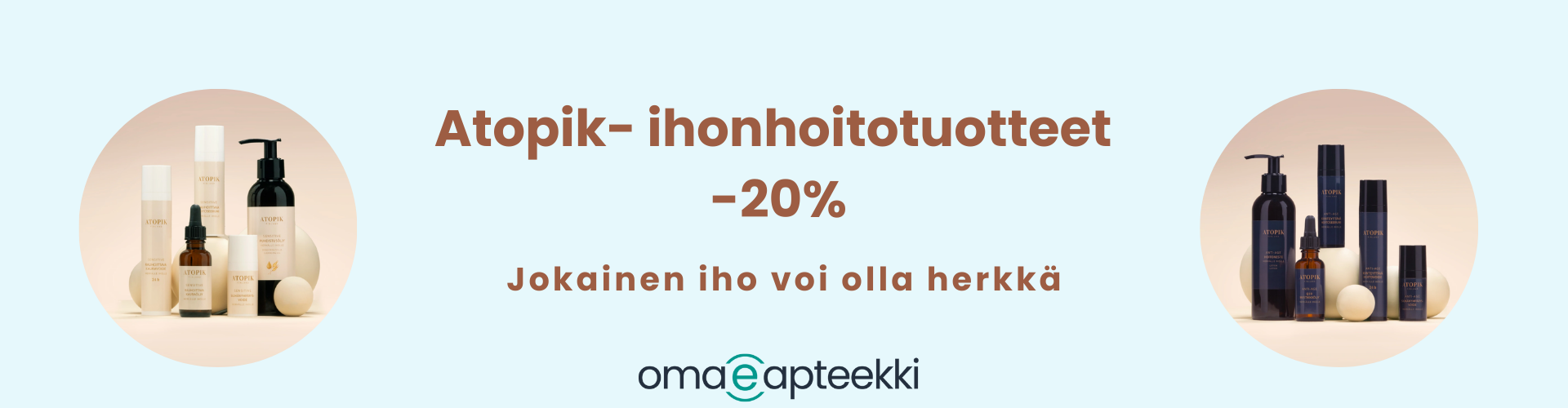 Atopik ihonhoitotuotteet -20% syyskuun ajan