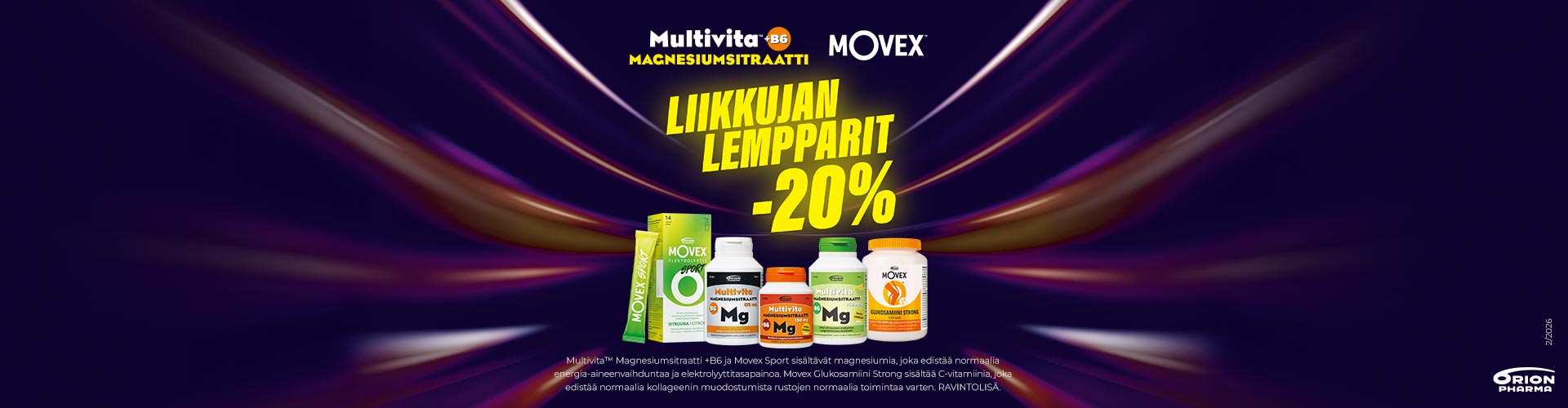 Liikkujan tuotteet -20%