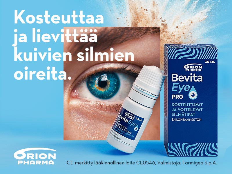 Bevita Eye silm&auml;tipat kosteuttavat ja lievitt&auml;v&auml;t kuivien silmien oireita