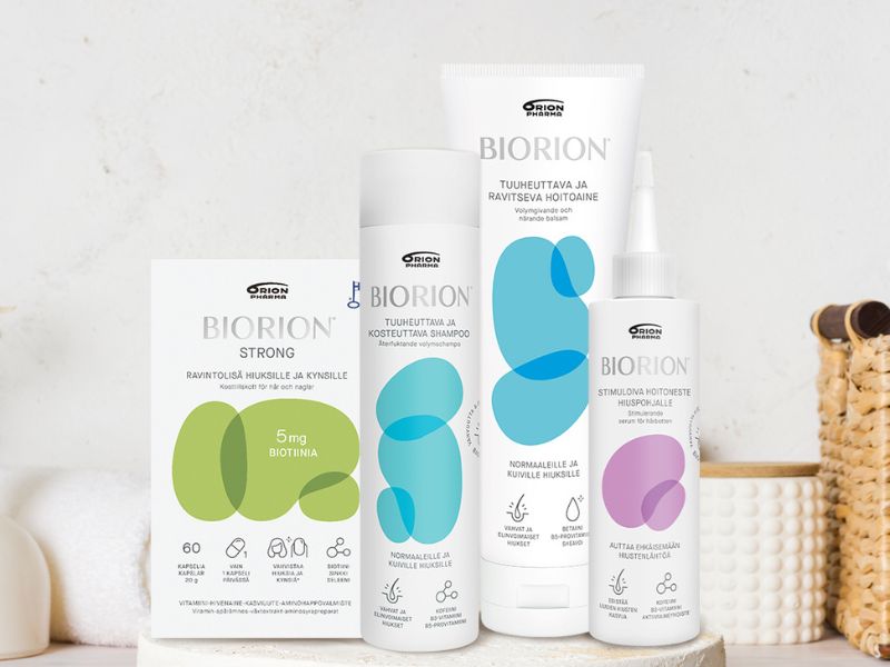 Biorion huostenhoitotuotteet 