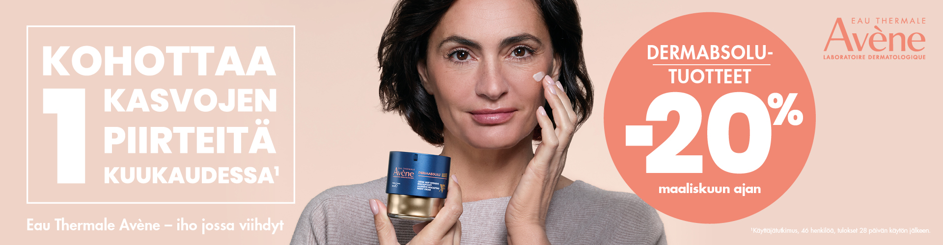 Avene Dermabsolu- tuotteet -20% maaliskuun ajan Oma eApteekista