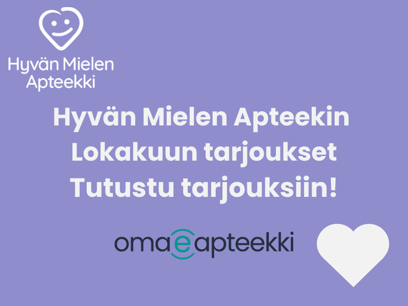 Hyvän mielen apteekin lokakuun tarjoukset|Oma eApteekki