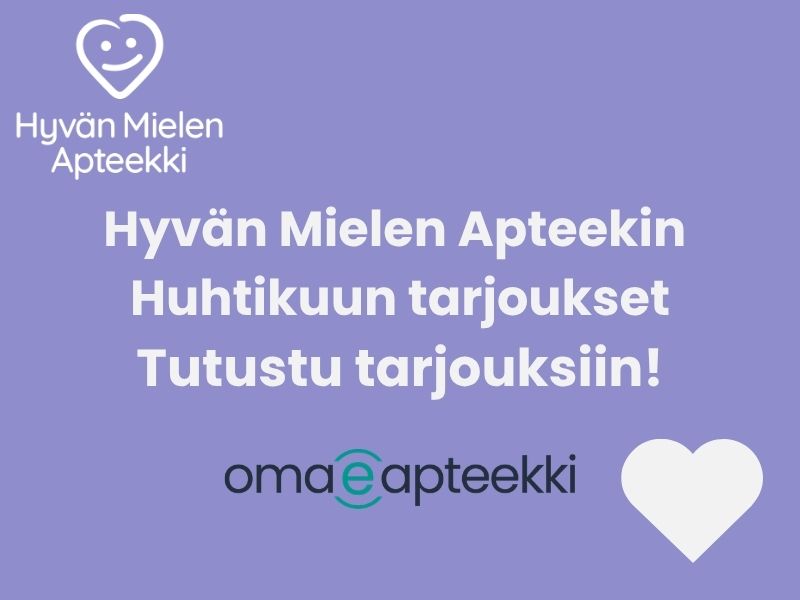Hyvän Mielen apteekin huhtikuun tarjoukset