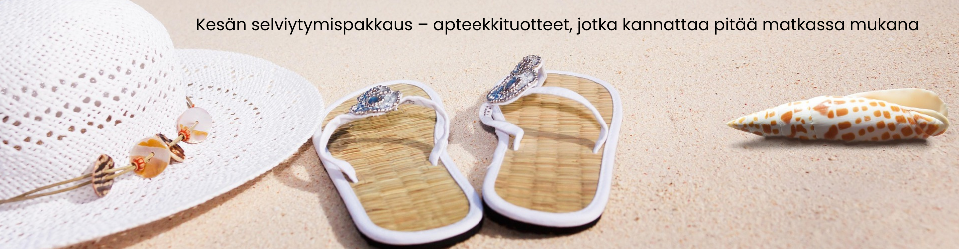 Olemme keränneet kesän selviytymispakkaustuotteet tänne