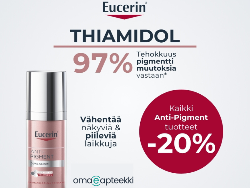 Eucerin Anti-Pigment tuotteet -20%