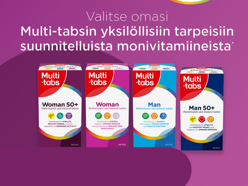Multi-tabs 50+- vitamiinit