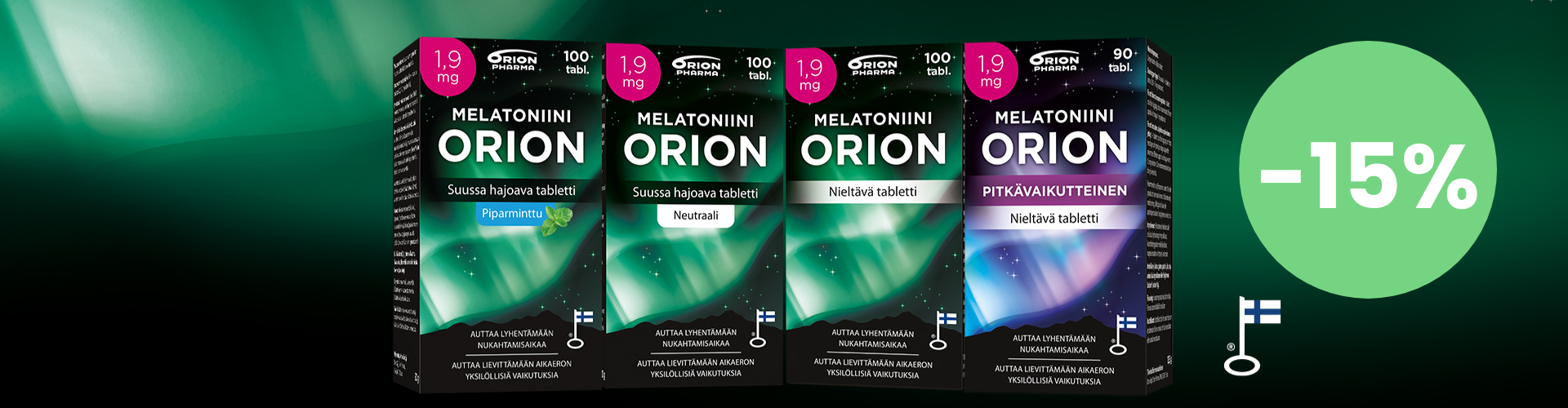 “Melatoniini-valmisteet nukahtamisen tueksi – Parempaan uneen -kampanja Oma eApteekissa”