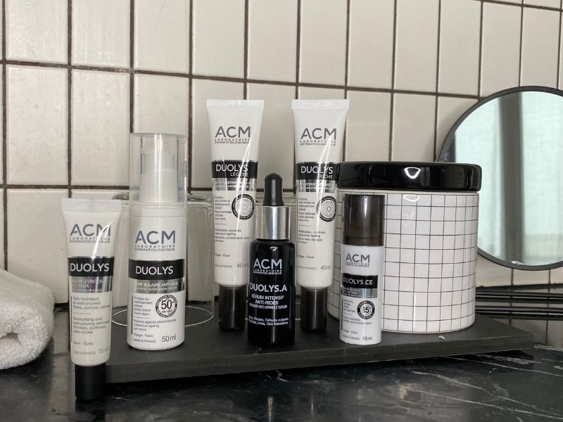 Acm Duolys tuotteet ik&auml;&auml;ntyneen ihon hoitoon